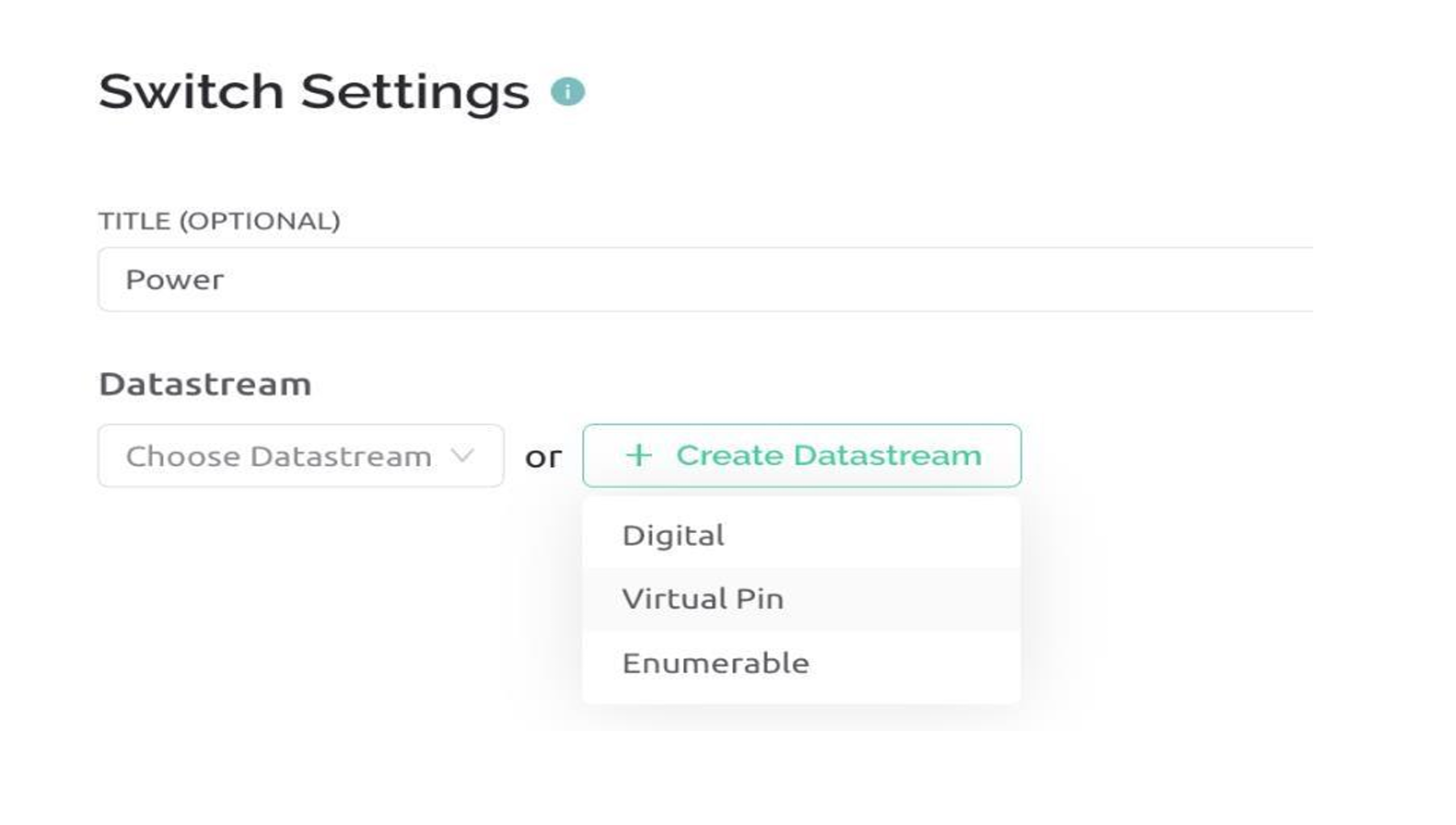 Create Datastream