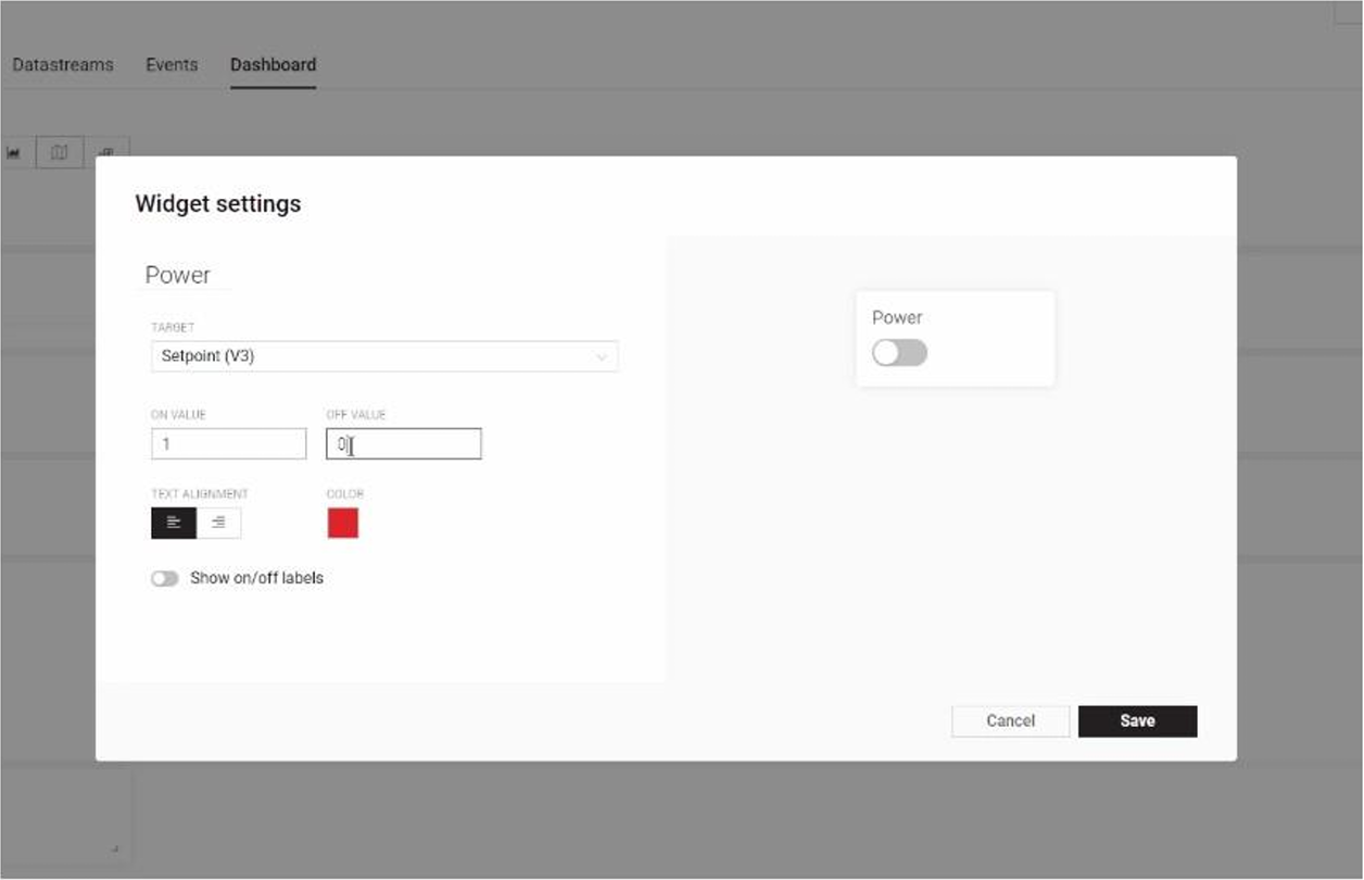 Min Max Settings