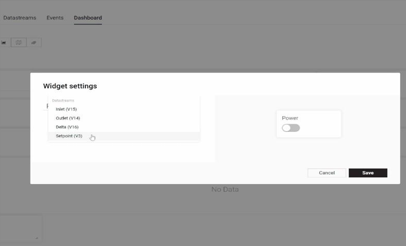 Widget Settings
